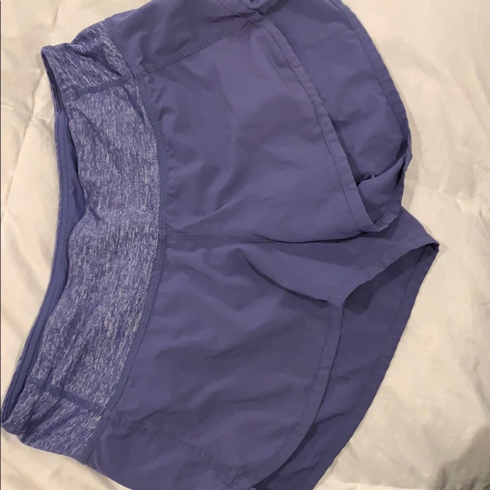 Lululemon purple shorts. Speed up shorts